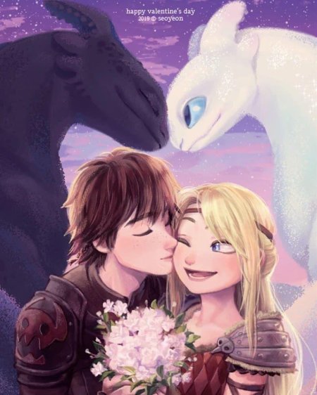 Иккинг и астрид беззубик и дневная фурия