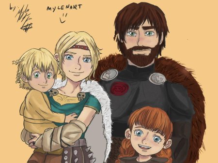 Дети иккинга и астрид