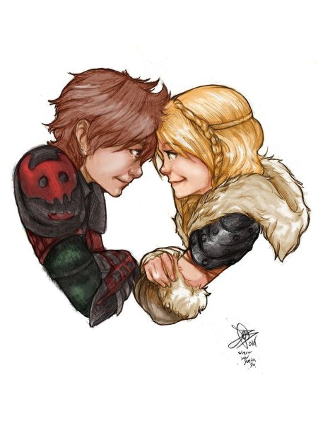 Иккинг и астрид любовь