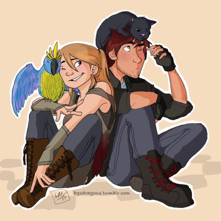 Астрид и иккинг современный мир