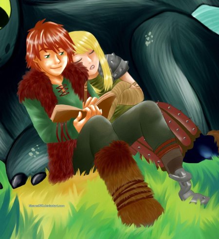 Иккинг и астрид любовь