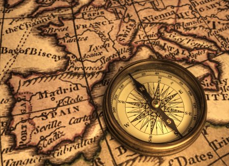 Старинный компас