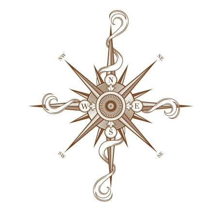 Компас роза ветров