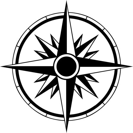 Компас роза ветров вектор