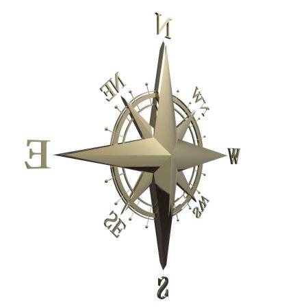 Роза ветров 3д