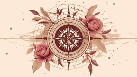 Компас роза ветров