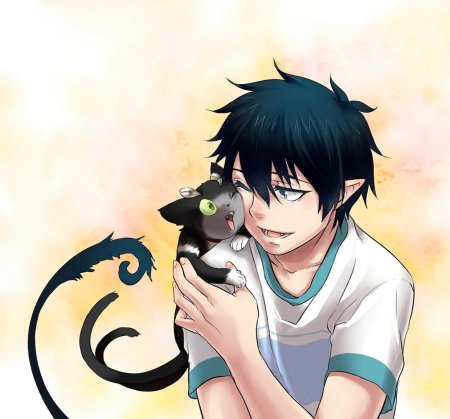 Аниме синий экзорцист куро