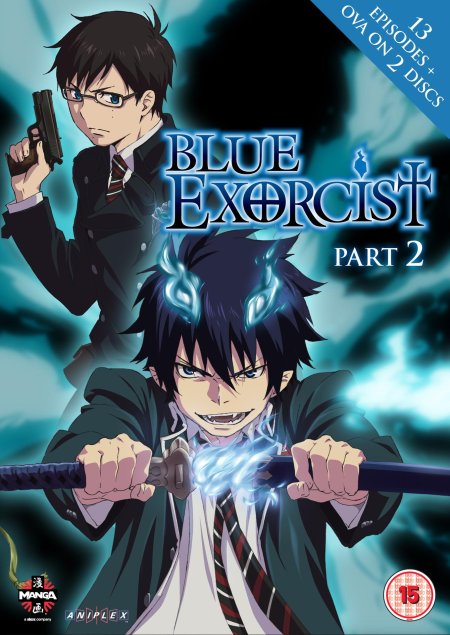 Синий экзорцист обложка аниме