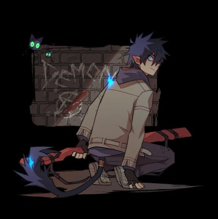 Синий экзорцист путешествие куро