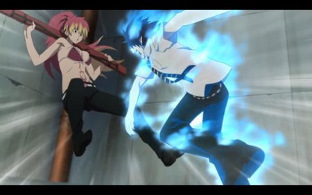 Аниме синий экзорцист шура