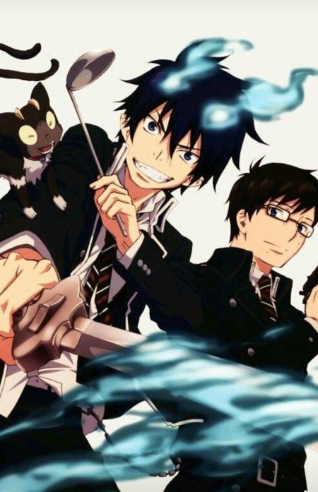 Синий экзорцист путешествие куро