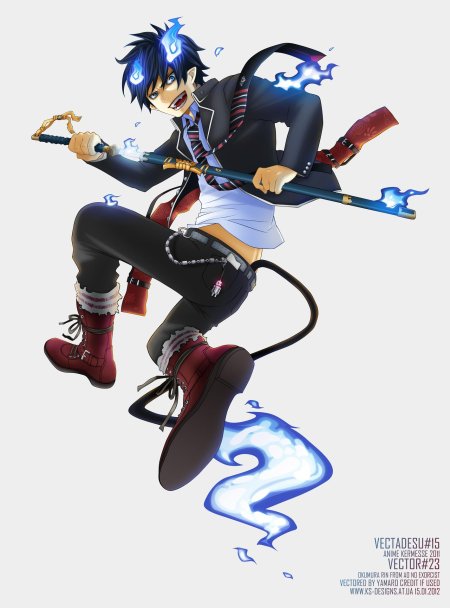 Синий экзорцист рин