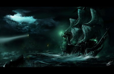 Летучий голландец корабль призрак пираты карибского моря