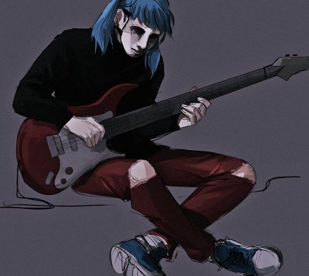 Салли фейс с гитарой