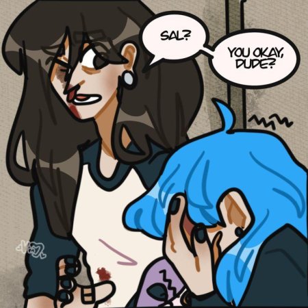 Салли фейс комиксы ларришер