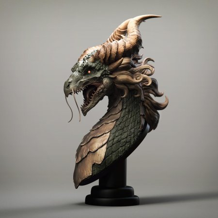 Скульптуры драконов