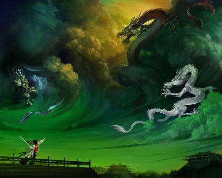 Зеленый дракон цинлун