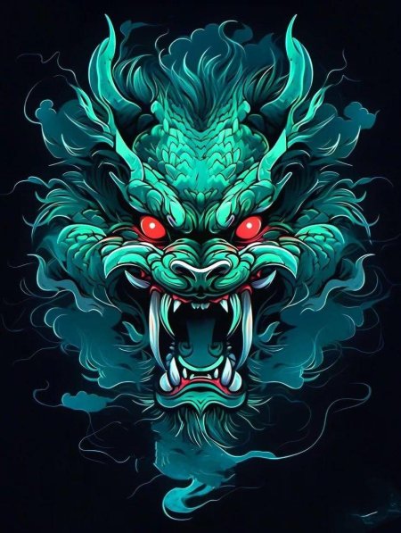 Дракон зеленый