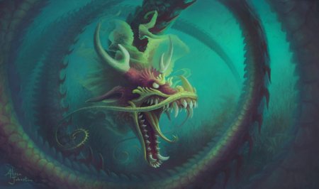 Скандинавский дракон нидхегг