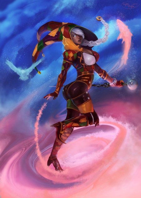 Девушка маг