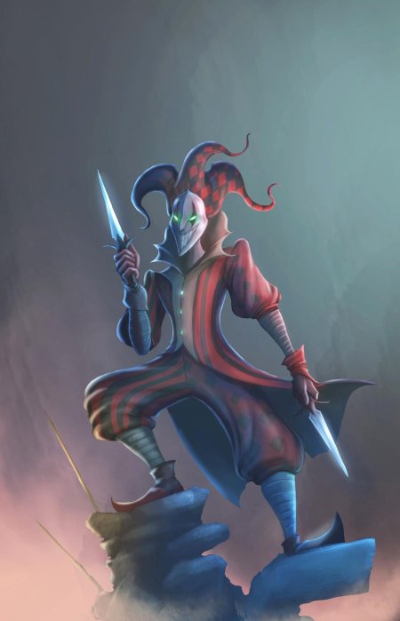 Арлекин трикстер джокер