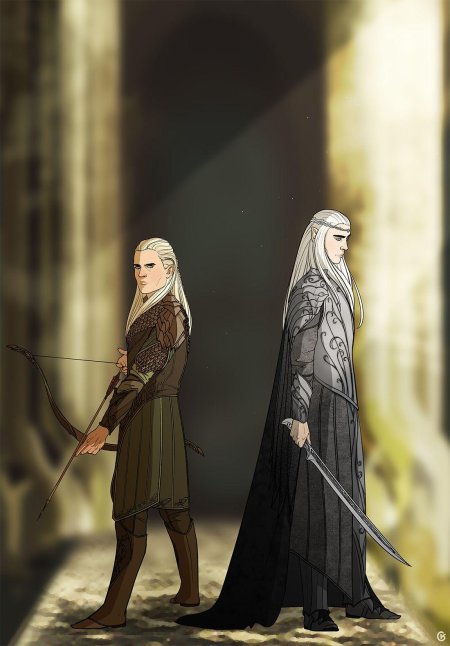 Трандуил хоббит молодой