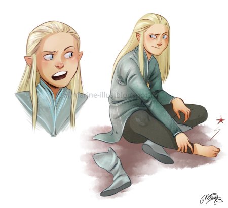 Хоббит тауриэль и леголас и трандуил