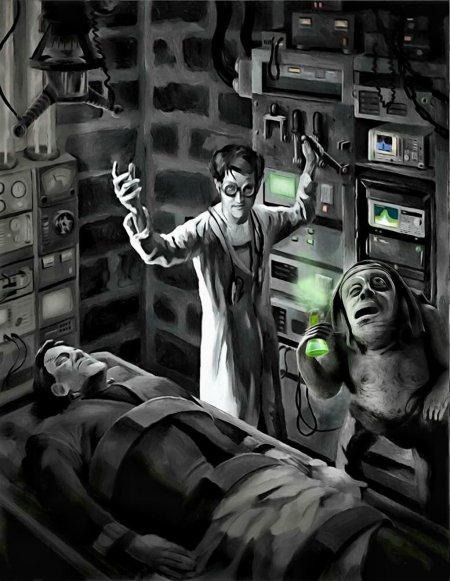 Безумный ученый арт химик