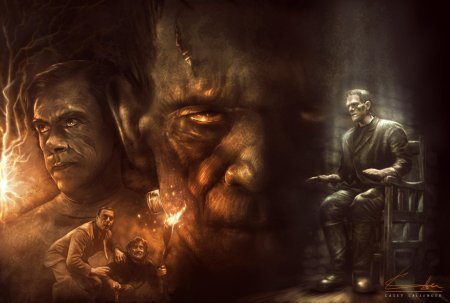 Монстр виктора франкенштейна