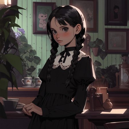 Уэнзди аддамс аниме