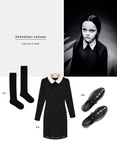 Костюм уэнздей аддамс