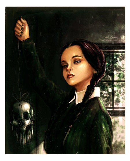 Венсди аддамс art