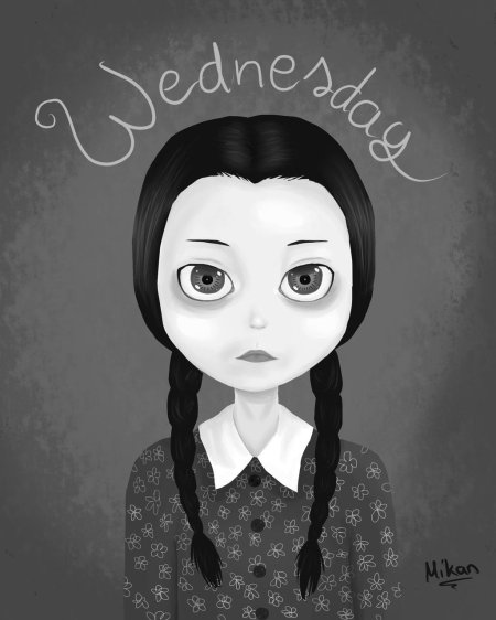 Уэнсдей аддамс мультик