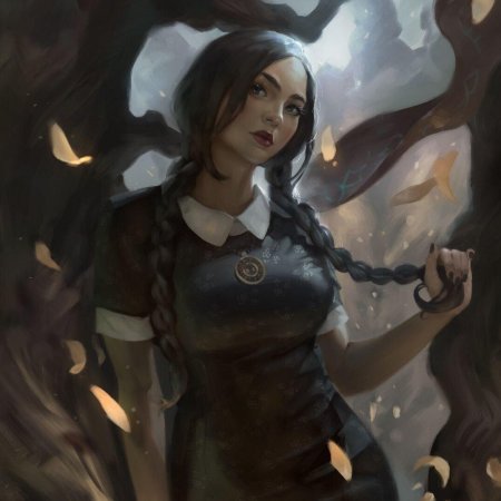 Уэнзди аддамс арт