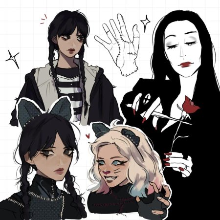 Уэнсди аддамс аниме