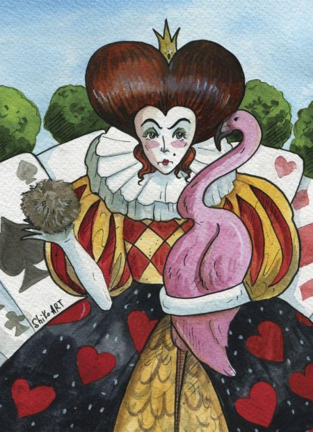 Алиса в стране чудес красная королева