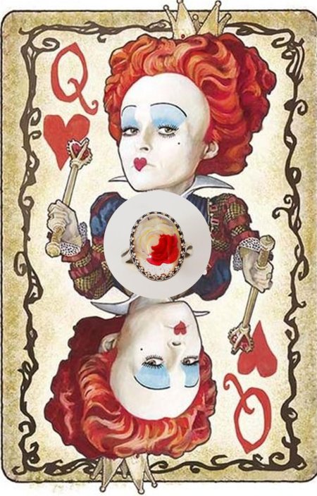 Алиса в стране чудес карты червовой королевы