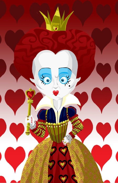 Алиса в стране чудес красная королева