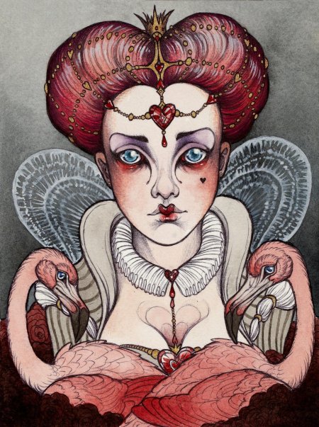 Алиса в стране чудес королева червей