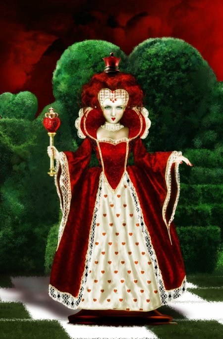 Красная королева алиса в стране чудес