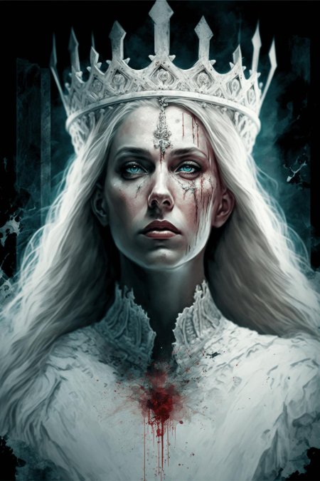 Белая королева компьютерная графика