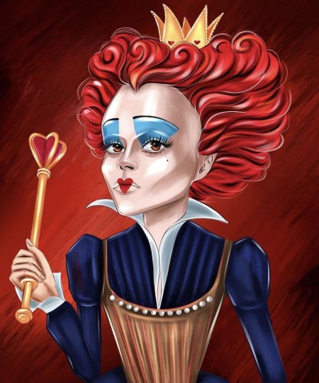 Алиса в стране чудес красная королева