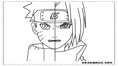 Раскраска наруто аниме