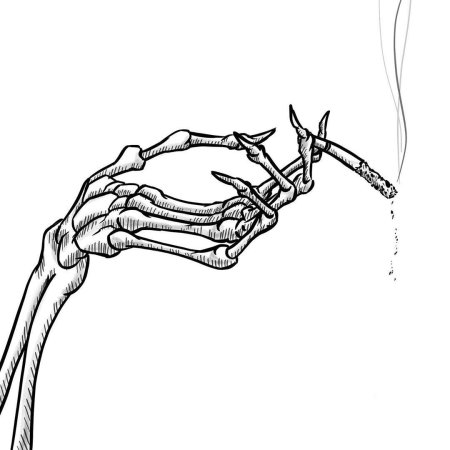 Рука скелета рисунок