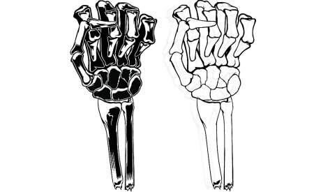 Рука скелет