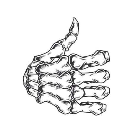 Скелет руки рисунок