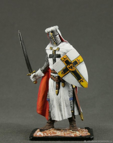 Оловянный солдатик тевтонский рыцарь