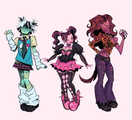 Персонажи школы монстров