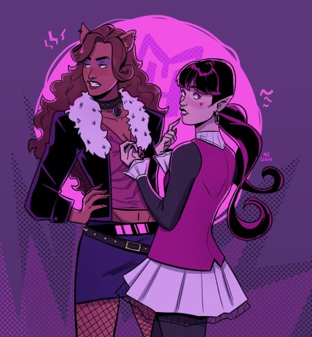 Дракулаура и клодин вульф