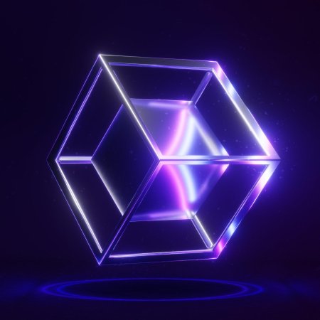 Неоновый куб